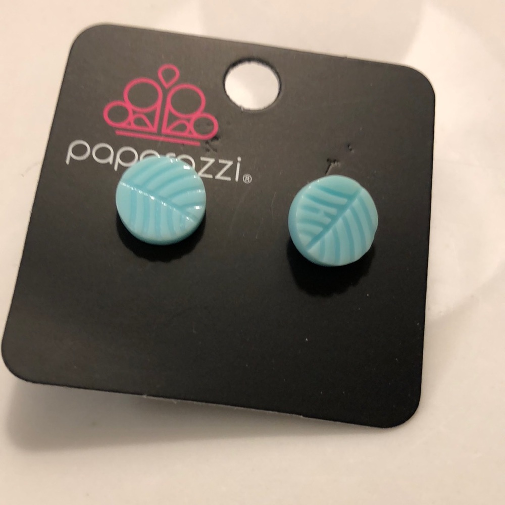 Light Blue Post Earrings